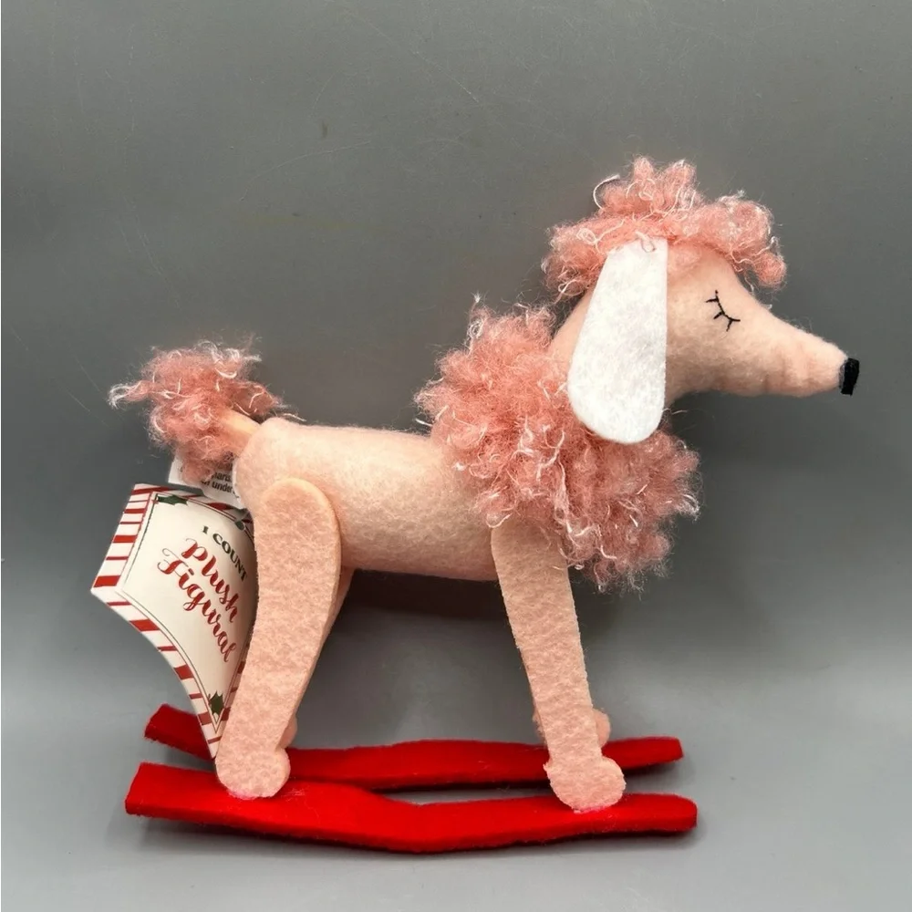 Target Bullseye Playground Pink Poodle Rocking Horse Small Plush Figure 2025 NEW
